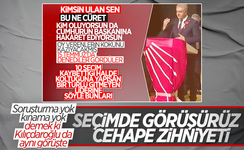 CHP, Cemal Emir'in AK Partilileri tehdit etmesine sessiz kaldı