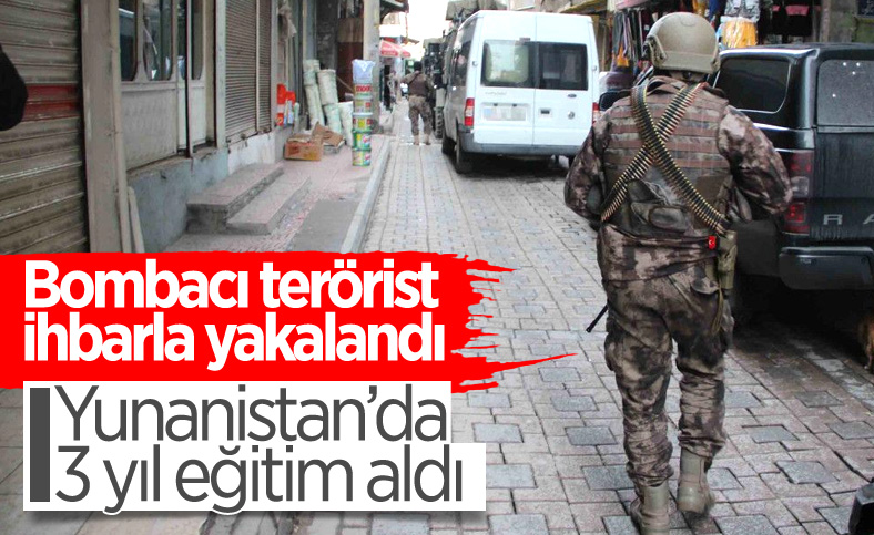 Diyarbakır'da bombalı eylem hazırlığındaki terörist yakalandı