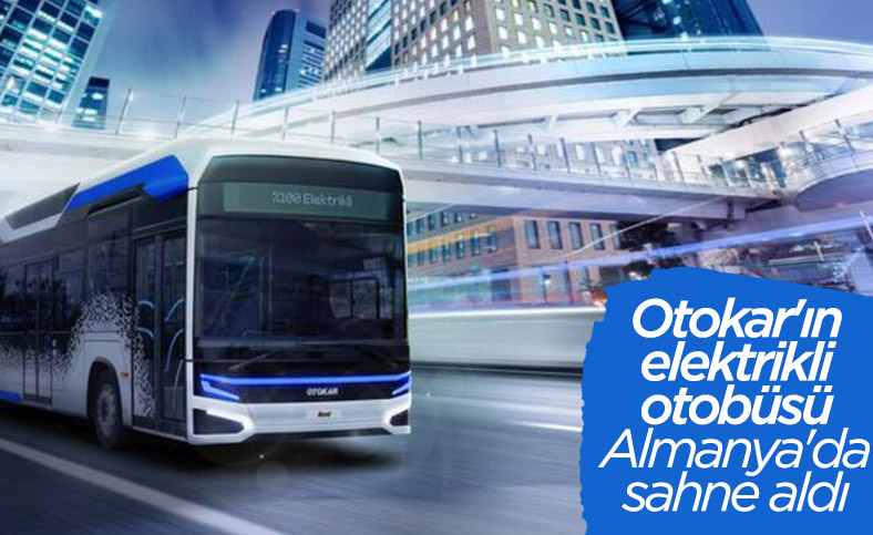 Otokar'ın elektrikli otobüsü Almanya'da tanıtıldı