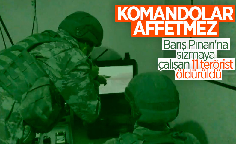 Barış Pınarı bölgesinde 11 terörist öldürüldü
