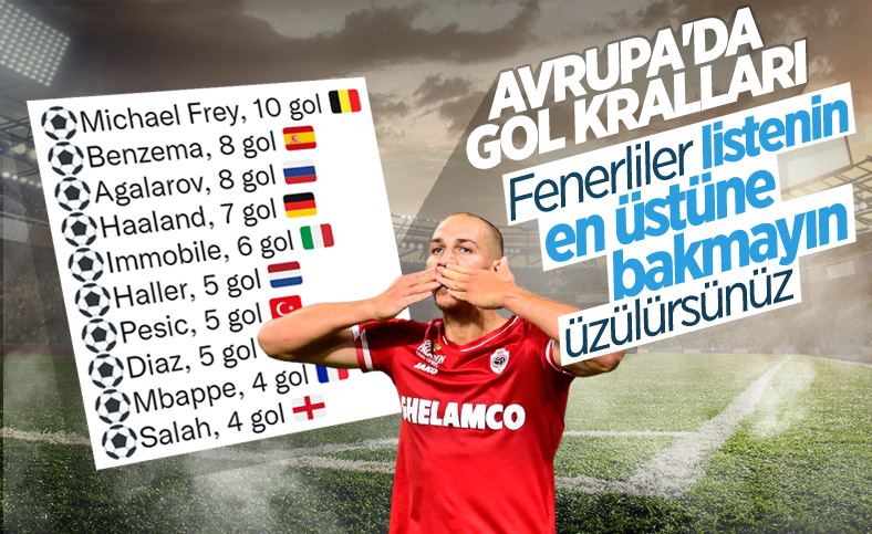 Michael Frey gol yarışında dev isimleri geride bıraktı