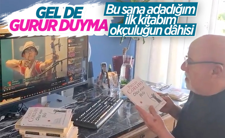 Paulo Coelho, 'Okçu'nun Yolu' adlı kitabını Mete Gazoz için imzaladı