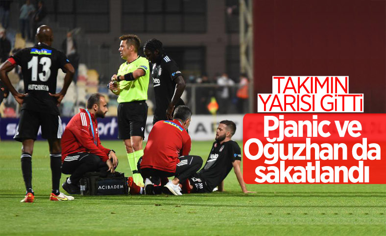 Beşiktaş'ın iki oyuncusu daha sakatlandı