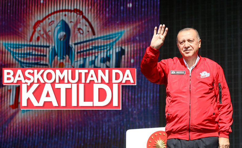 Cumhurbaşkanı Erdoğan, TEKNOFEST'e katıldı