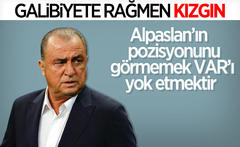 Fatih Terim'den hakeme ve VAR'a tepki