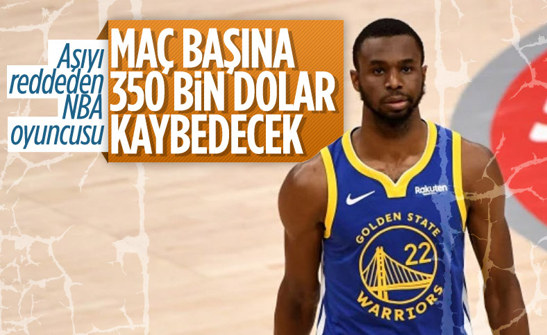 NBA, Andrew Wiggins'in aşı muafiyeti isteğini reddetti
