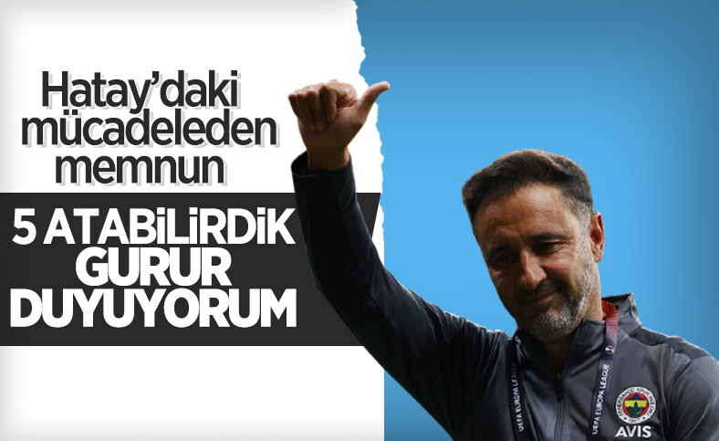 Vitor Pereira: 5 atabileceğimiz bir maçtı