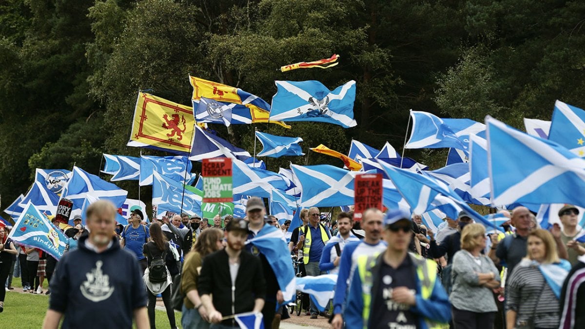 İskoçya da bağımsızlık yürüyüşü #5
