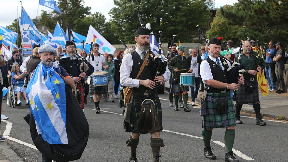 İskoçya da bağımsızlık yürüyüşü #3