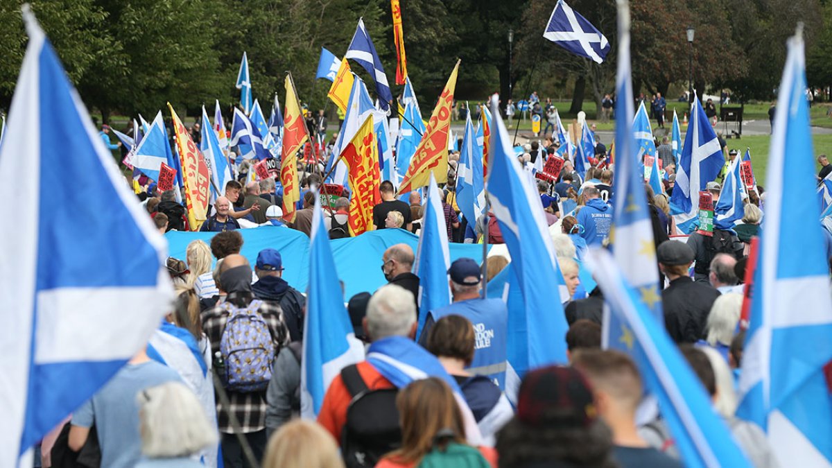 İskoçya da bağımsızlık yürüyüşü #6