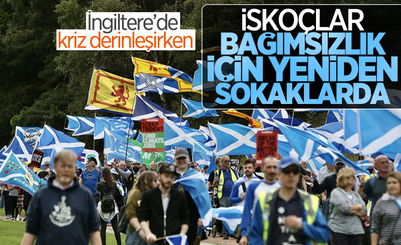İskoçya'da bağımsızlık yürüyüşü