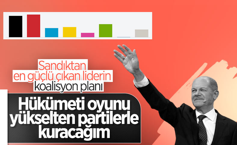 Almanya'da SPD'li Olaf Scholz, koalisyon planını açıkladı