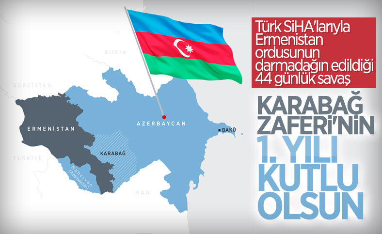 Azerbaycan ordusu, bir yıl önce 30 yıllık işgali sonlandırdı