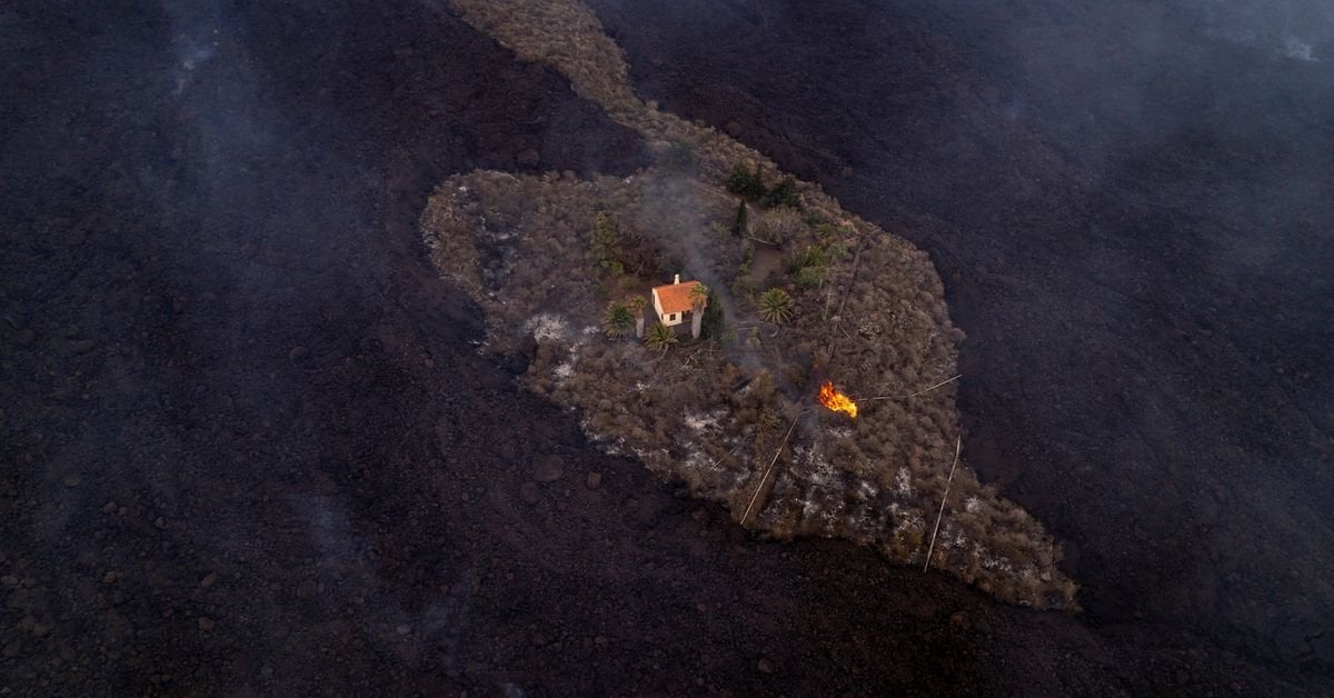 İspanya La Palma da yanardağ patlaması sürüyor #5