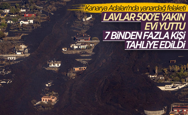 İspanya La Palma'da yanardağ patlaması sürüyor