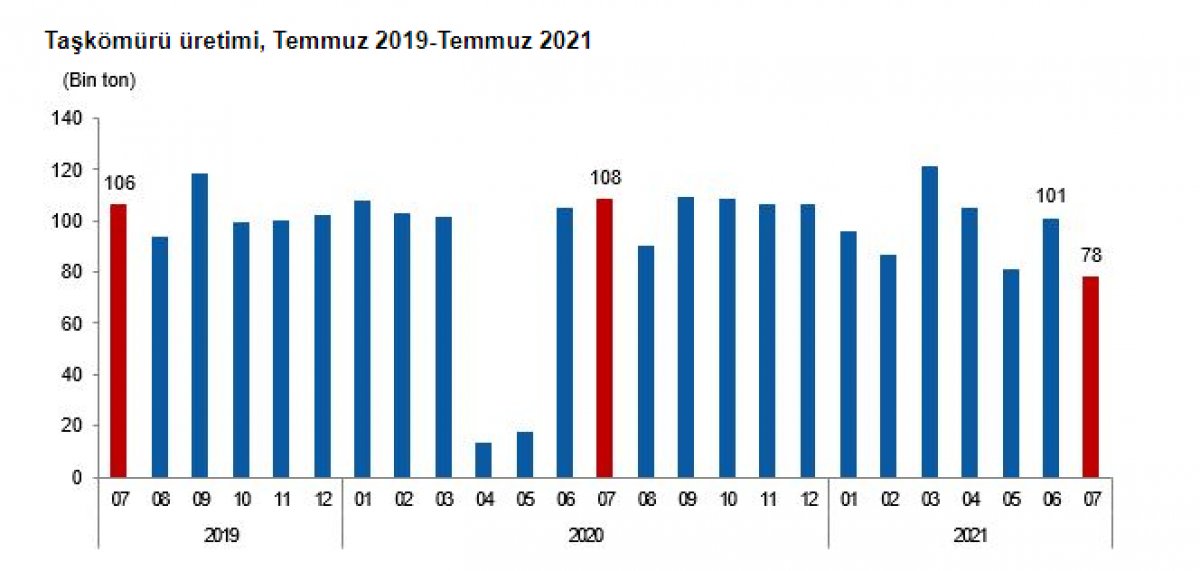 TÜİK, katı yakıtlar Temmuz 2021 istatistiklerini açıkladı #2