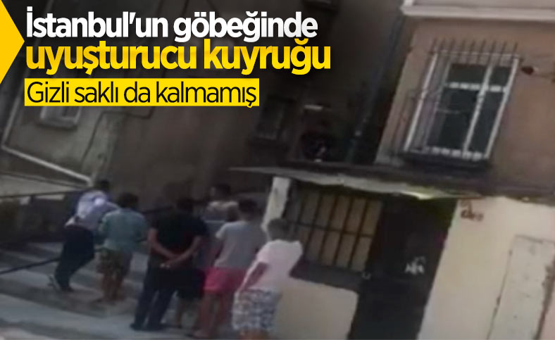 İstanbul'da uyuşturucu kuyruğu: Polis baskın düzenledi
