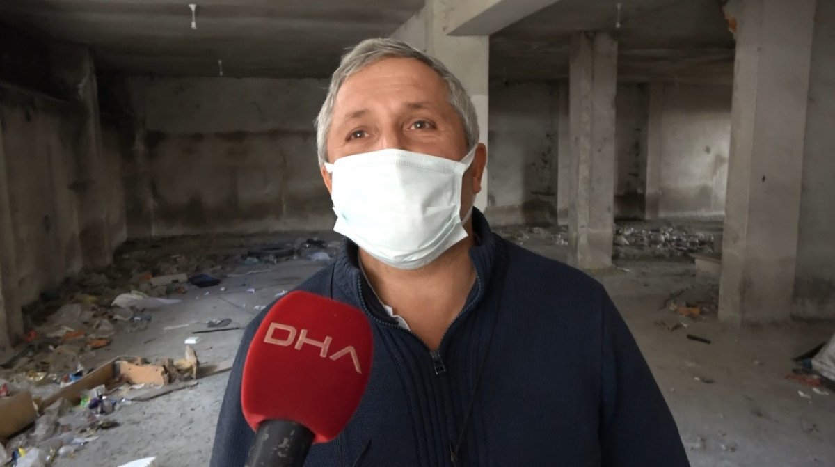Sultangazi’de, 150 kişinin yaşadığı binanın kolonlarını keserken yakalandılar #6