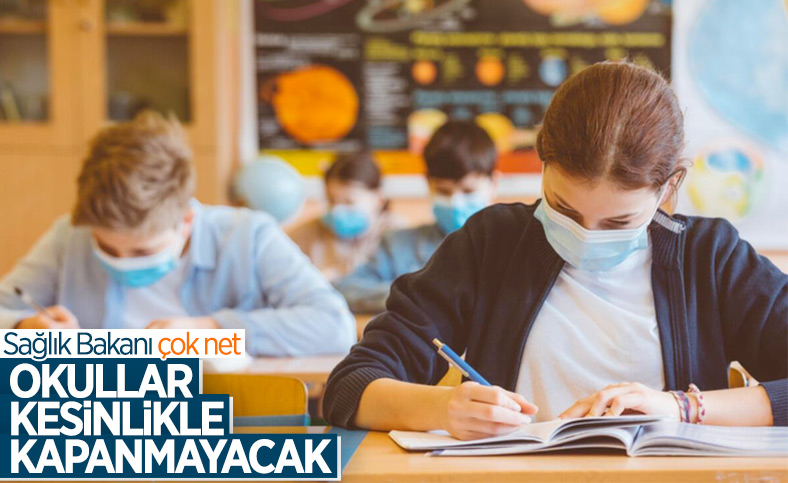 Fahrettin Koca: Okullar kesinlikle kapanmayacak