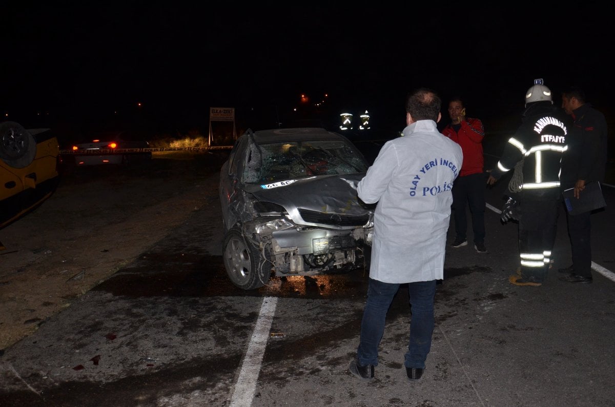 Kahramanmaraş’ta 4 aracın karıştığı kazada 6 kişi yaralandı #3
