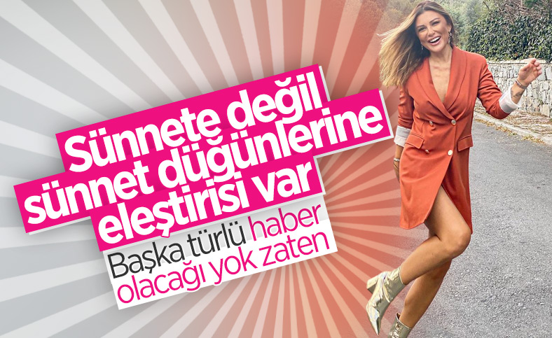 Selen Görgüzel Alkan, sünnet düğünlerine tepki gösterdi