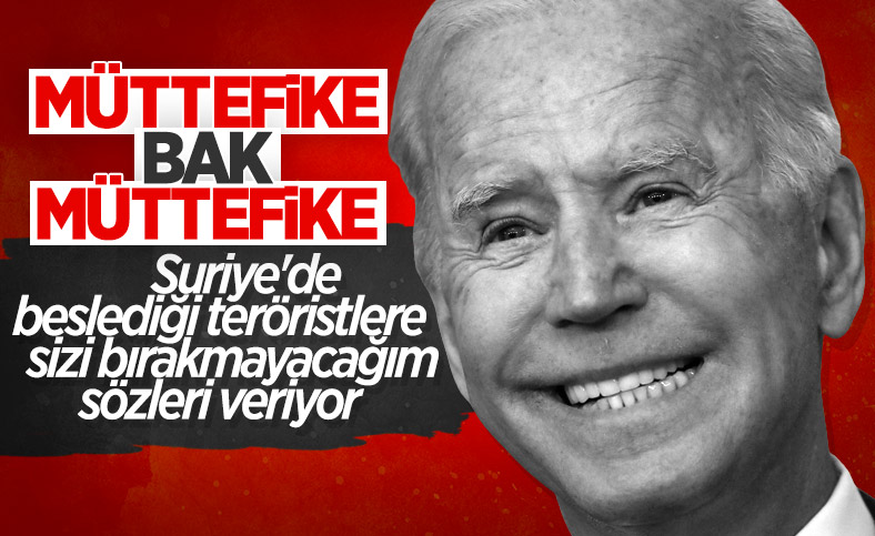 Terörist Mazlum Kobani'ye Joe Biden'dan söz: Sizi terk etmeyeceğiz
