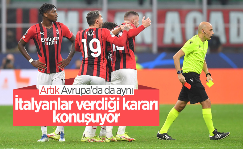 Cüney Çakır'ın verdiği karar İtalya'da olay oldu
