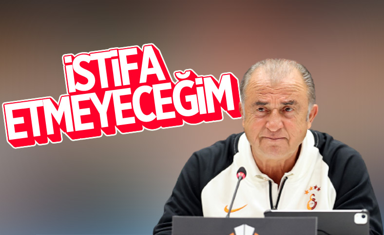 Fatih Terim, istifa iddialarına son noktayı koydu
