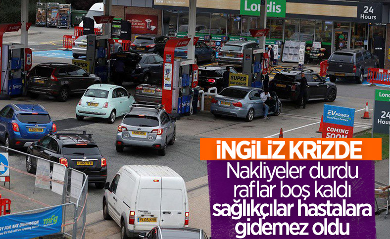 İngiltere'deki yakıt krizi sağlık sektörünü de etkilemeye başladı