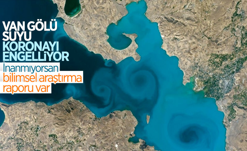 Van Gölü'nden hazırlanan sprey, koronavirüsün yayılmasına engel oluyor