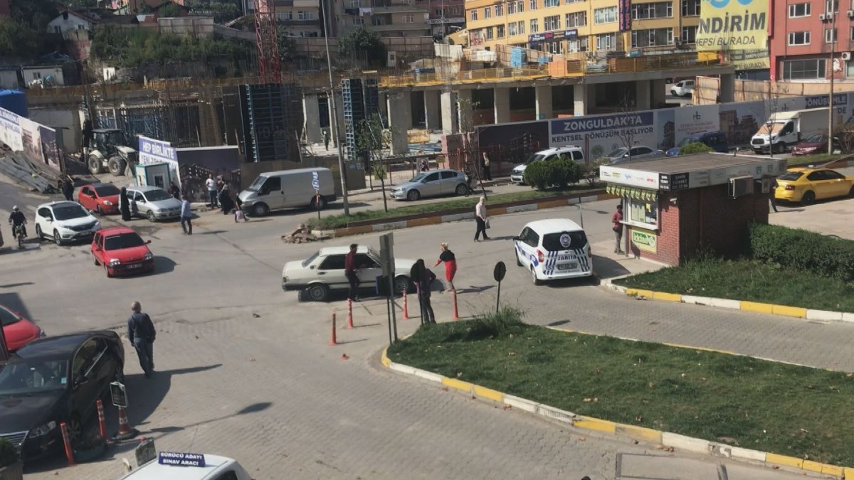 Zonguldak ta tartıştığı kadının üzerine otomobilini sürdü #4