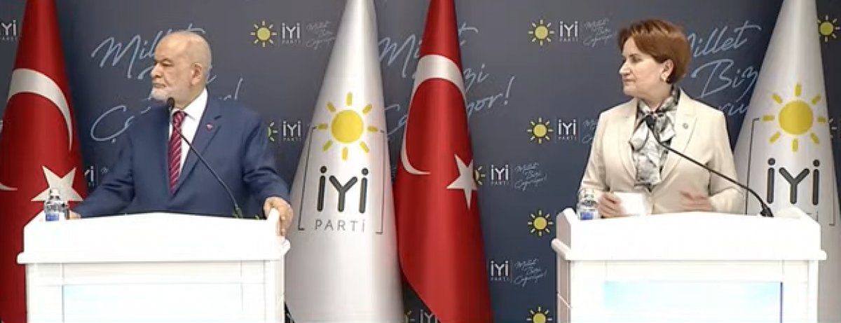 Temel Karamollaoğlu ve Meral Akşener den ortak açıklama #1