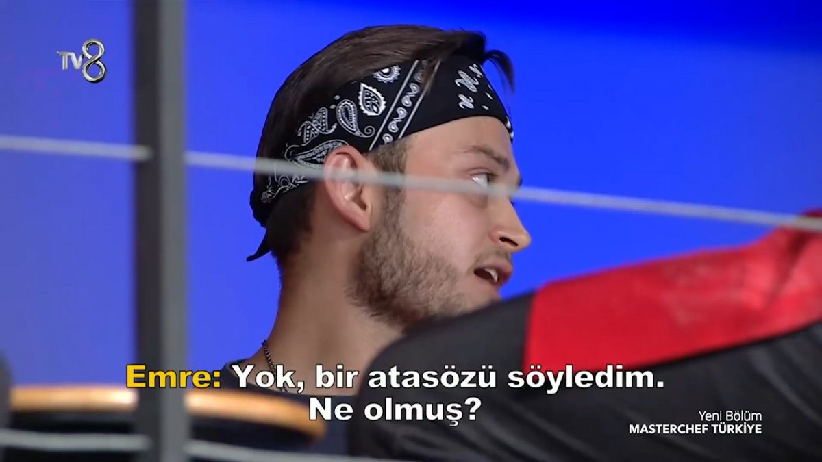 MasterChef te Emre Büber ile Hasan Biltekin arasında atasözü gerilimi #4