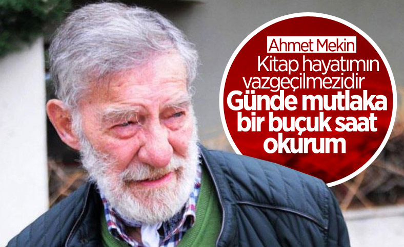 Ahmet Mekin: Günde bir buçuk saat kitap okuyorum
