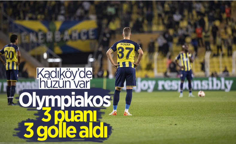 Fenerbahçe Olympiakos'a 3 golle mağlup oldu