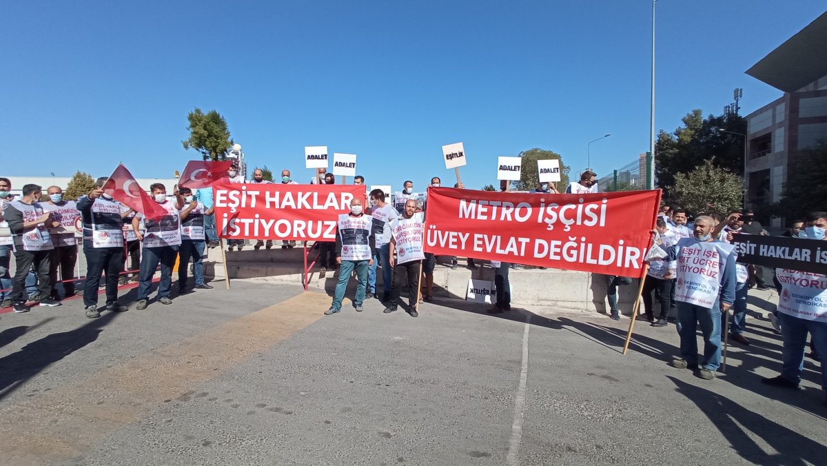 İzmir de metro çalışanları toplu iş sözleşmesi nedeniyle greve başladı #3