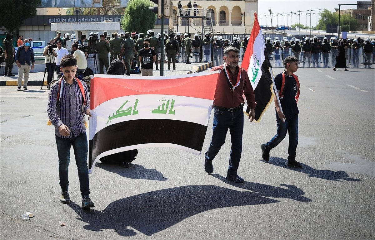 Irak ta halk, Ekim 2019 olaylarının 2 nci yılında meydanlara döküldü #1