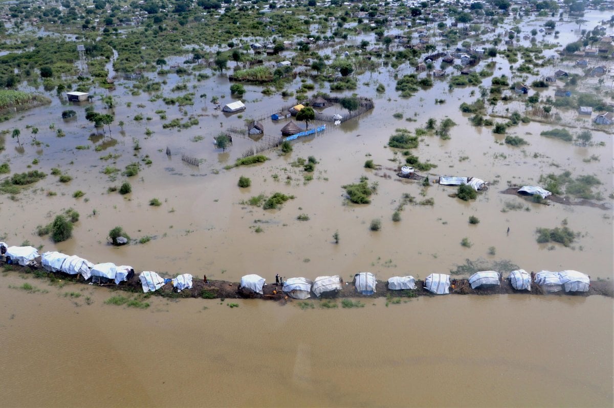 Güney Sudan daki sel felaketlerinde 20 kişi öldü #1
