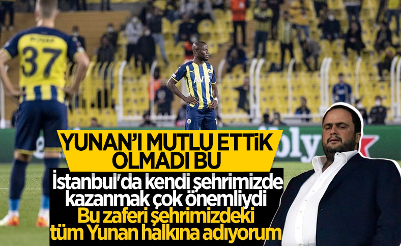 Olympiakos'un sahibi: Kendi şehrimizde kazandık
