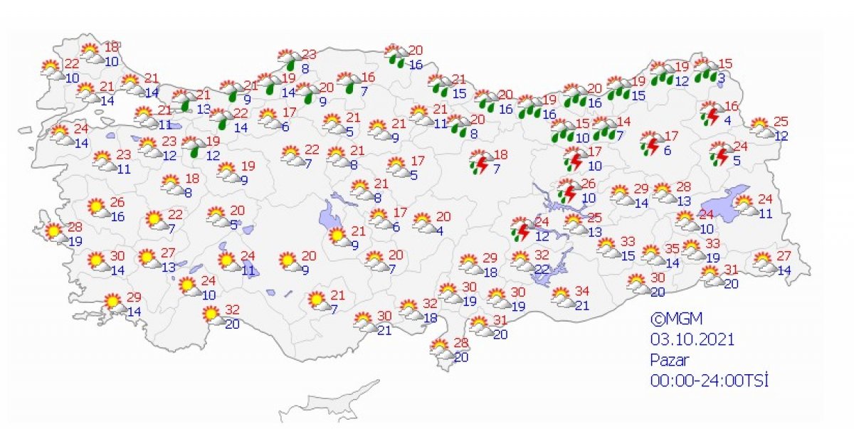 Meteoroloji den Doğu Karadeniz e sel ve su baskını uyarısı #3