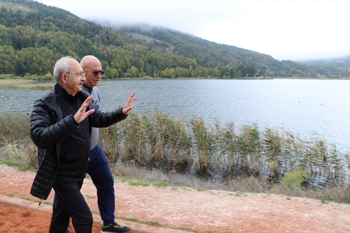 Kemal Kılıçdaroğlu, Abant Gölü nde yürüyüş yaptı #3