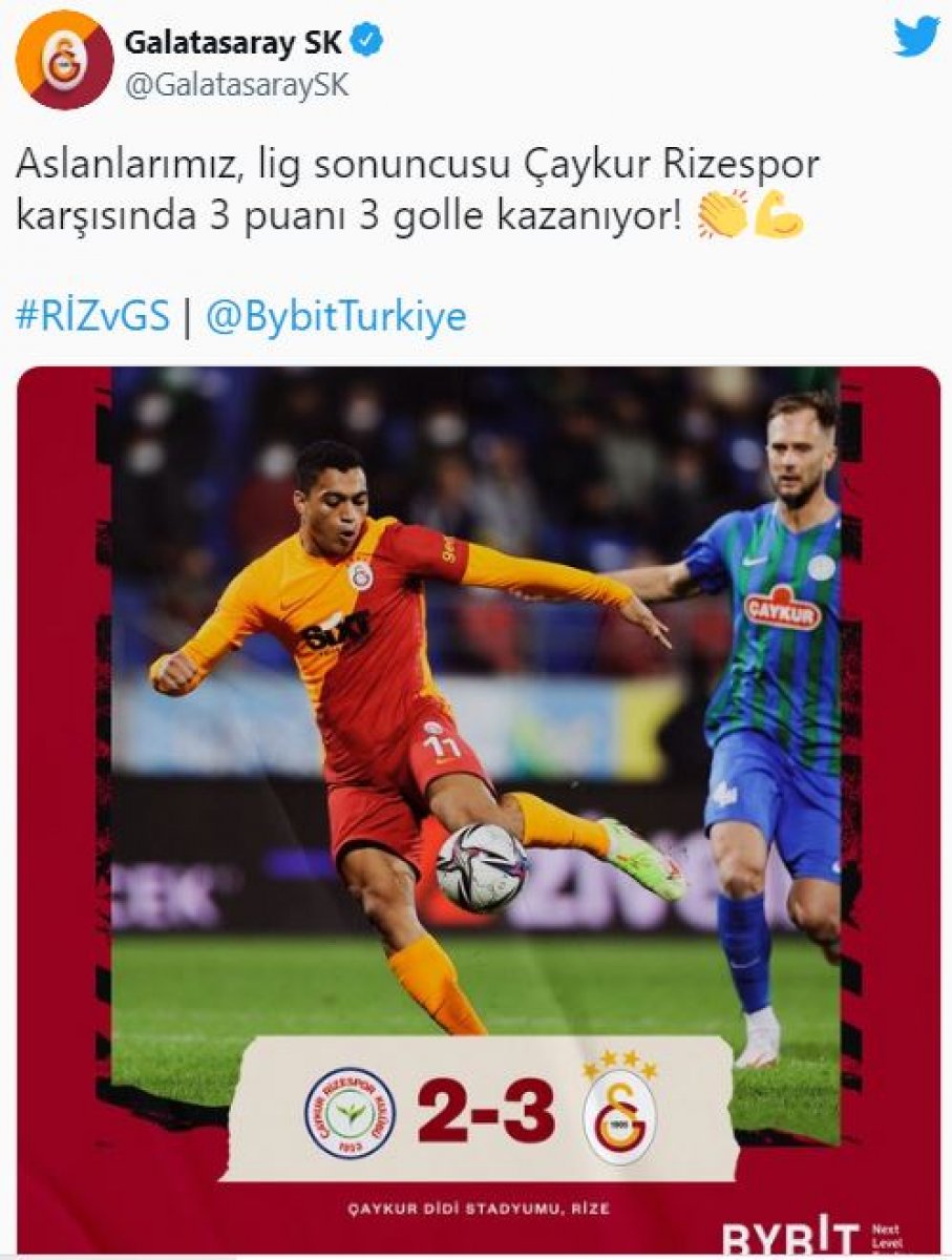 Galatasaray dan Rizespor a üst üste göndermeler #1
