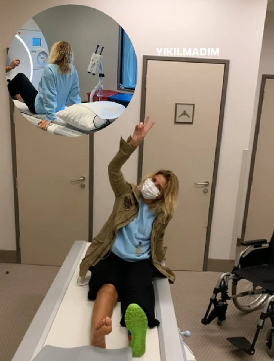 Uğruna fan hesapları açılmıştı! Gülben Ergen, ayağını sakatladı #1