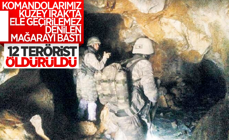 MSB: 12 terörist silahlarıyla birlikte etkisiz hale getirildi