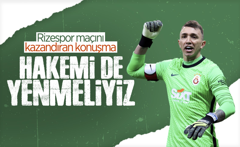 Fernando Muslera: Hakemi de yenmeliyiz