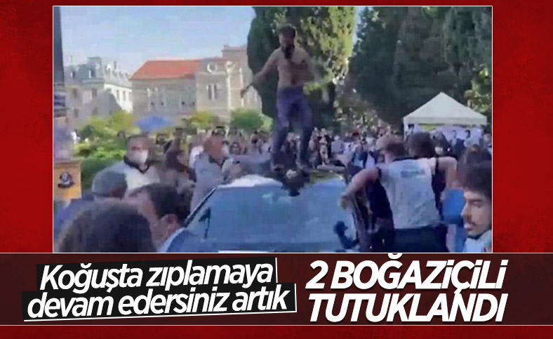 Boğaziçi Üniversitesi'nde gözaltına alınanlardan 2'si tutuklandı