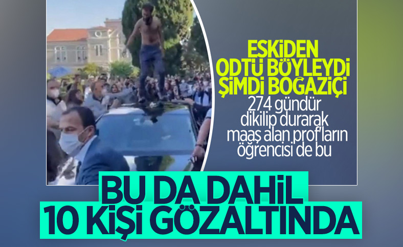 Boğaziçi Üniversitesi'nde 10 kişi gözaltına alındı