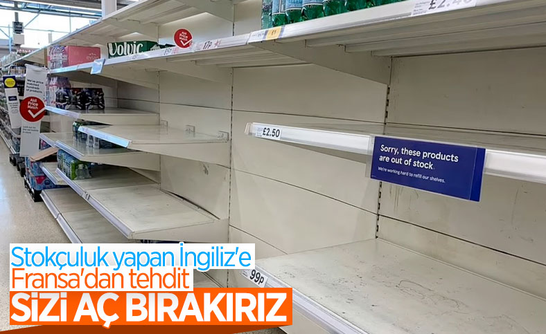 Fransız balıkçılar, İngiltere'yi Noel tedarikini kesmekle tehdit etti