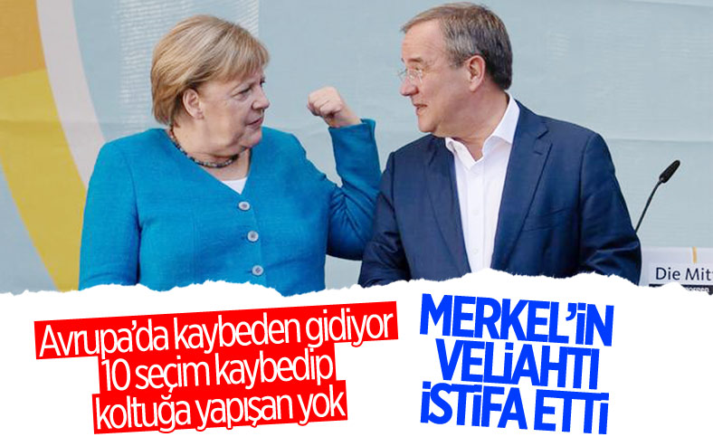 Almanya'da seçimi kaybeden Armin Laschet istifa etti