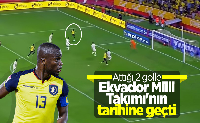 Enner Valencia, milli takımda coştu